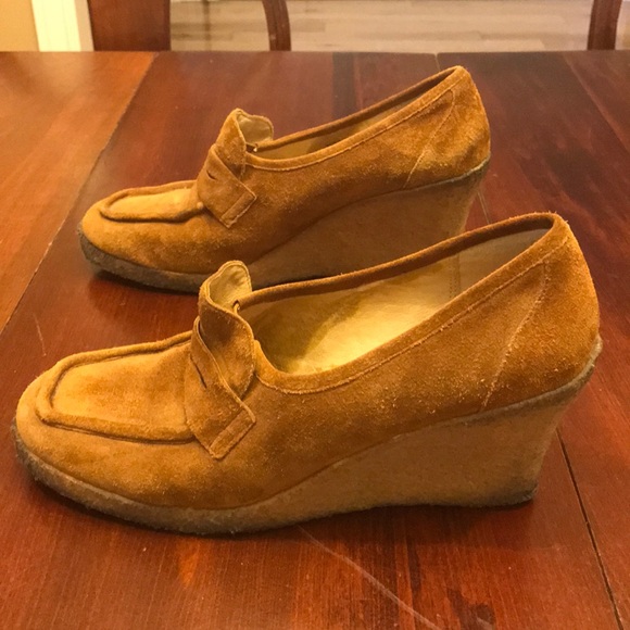 Michael Kors suede wedge loafers - Picture 3 of 5
